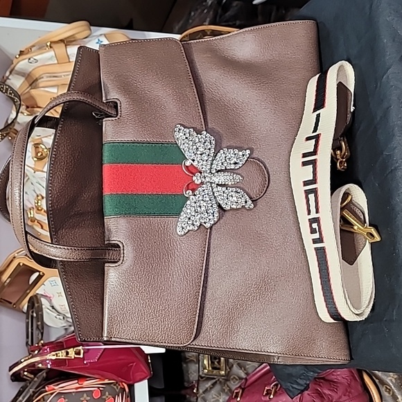 Gucci Sherry Line GG Canvas  Bag GM - Picture 1 of 16